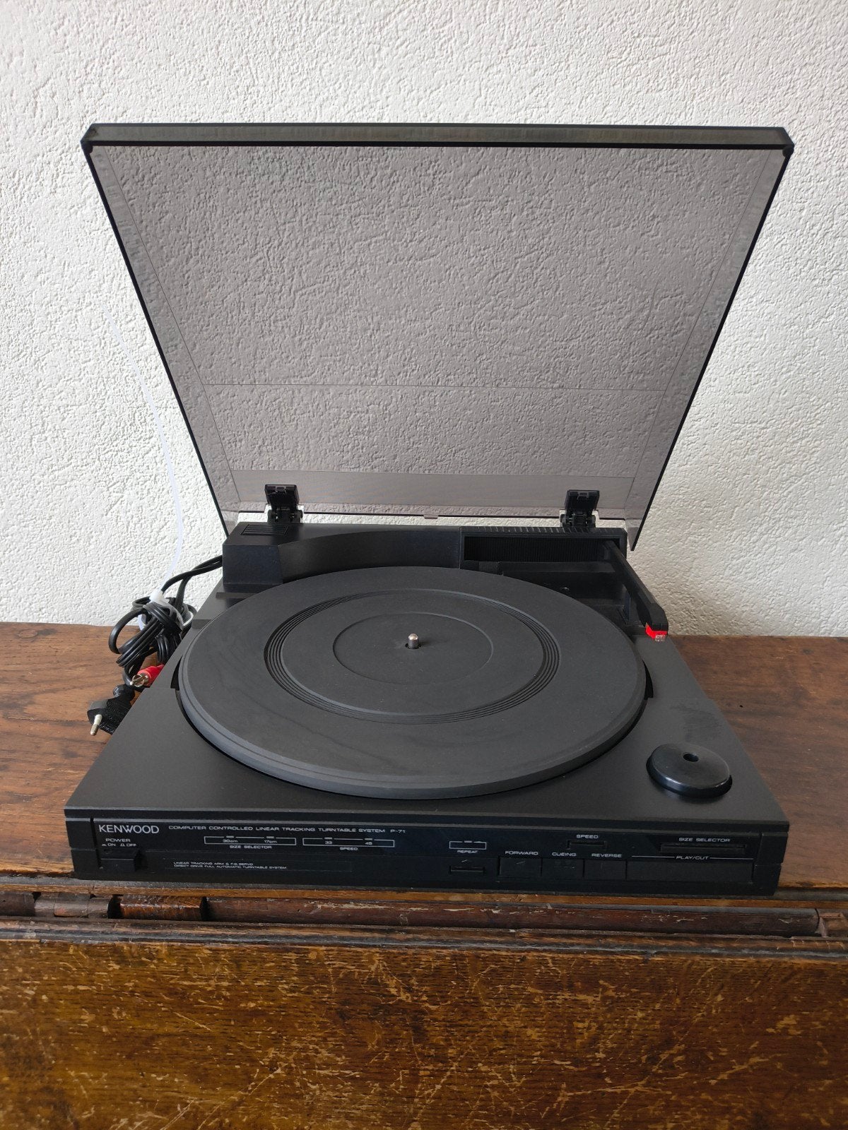 Kenwood P-71 Direct Drive Platenspeler Linear, Gebruikt, Automatisch, Platenspeler, Ophalen