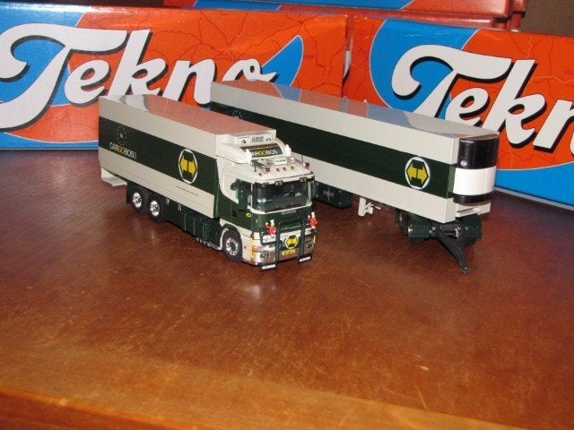 Tekno Scania Cargoboss. LZV, Ophalen of Verzenden, Zo goed als nieuw, Bus of Vrachtwagen, Tekno