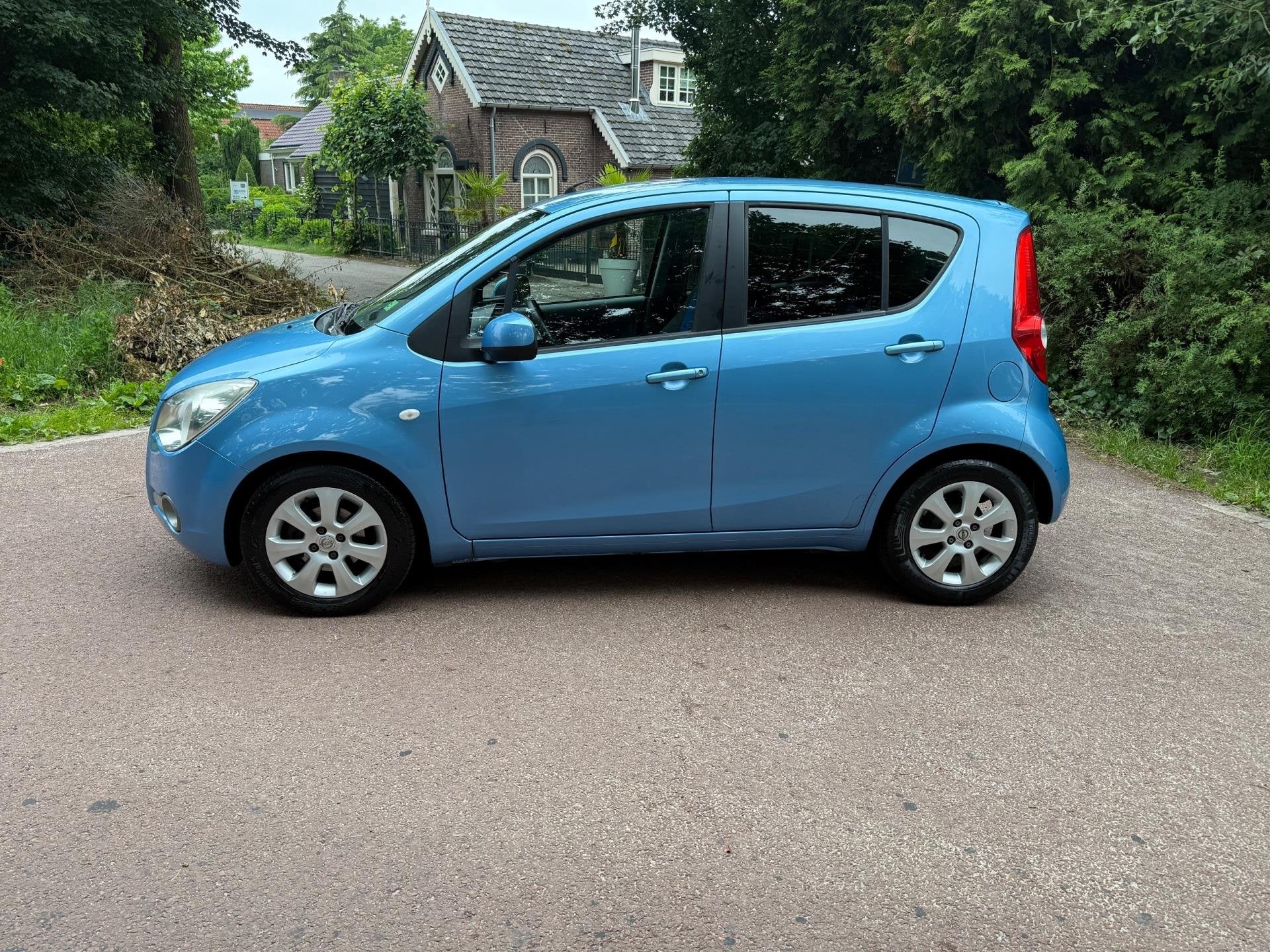 Opel Agila 1.2 Enjoy / Airco / NAP / Apk / Aux / Lm /, Auto's, Voorwielaandrijving, 86 pk, 965 kg, Blauw