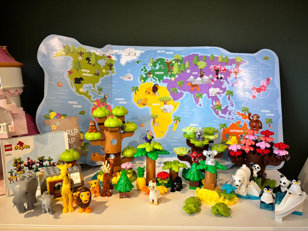 Lego duplo wilde dieren van de wereld 10975, Ophalen of Verzenden, Zo goed als nieuw, Duplo
