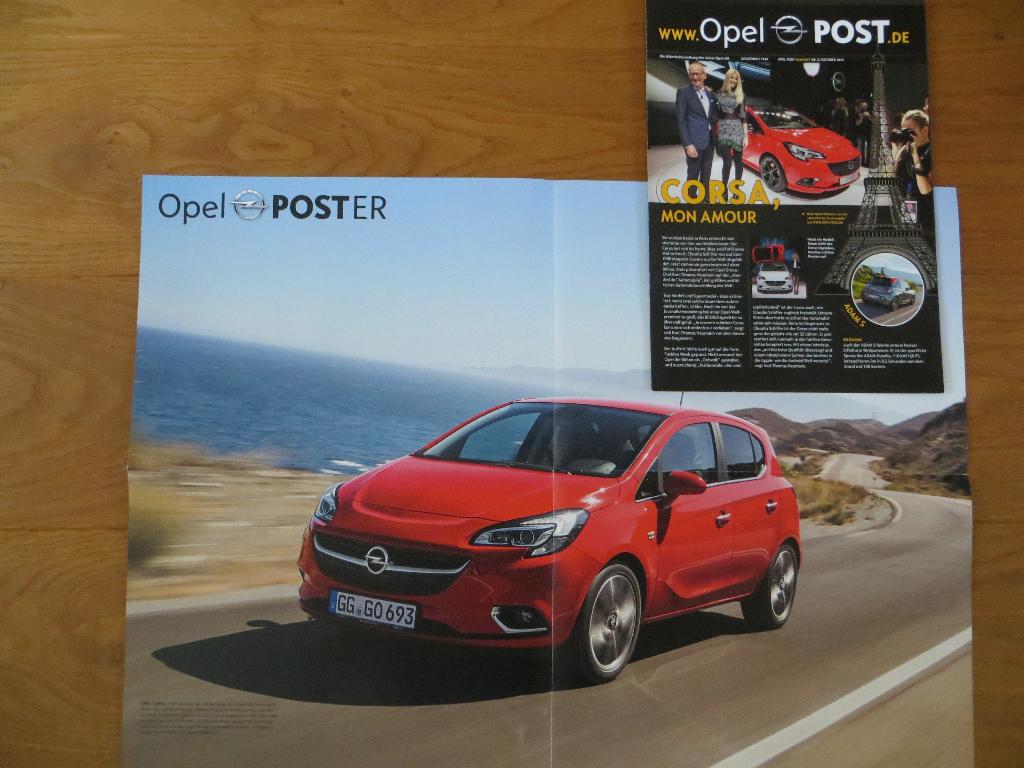 Opel Post (nr. 2, okt 2014) oude en nieuwe Corsa's, Ophalen of Verzenden, Nieuw, Opel