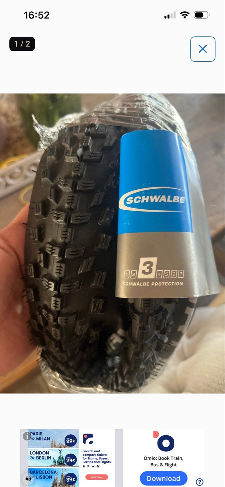 Nieuwe Schwalbe buitenband 24 inch, Fietsen en Brommers, Band, Kinderfiets, Nieuw, Ophalen of Verzenden
