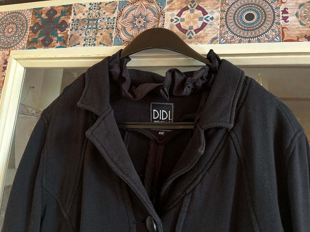 Super leuke lange vest/zomer jas van Didi maat 44 nu 45€, Zwart, Maat 42/44 (L), Didi, Ophalen of Verzenden