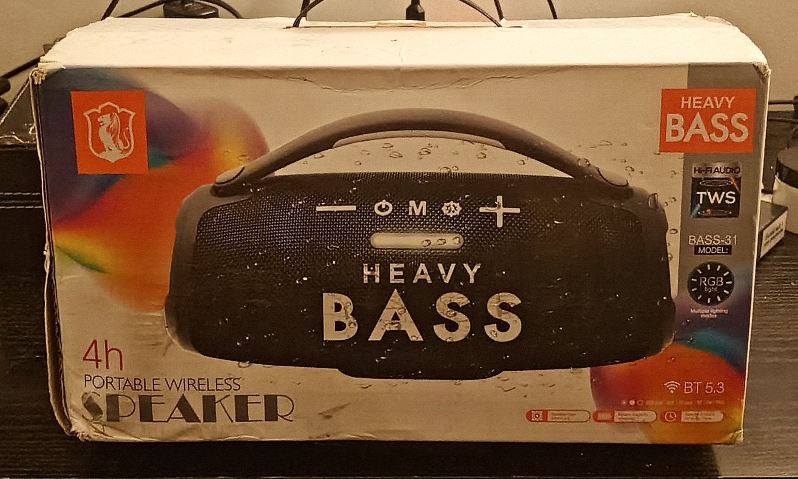 nieuwe draadloze speaker met Heavy Bass en RGB-verlichting