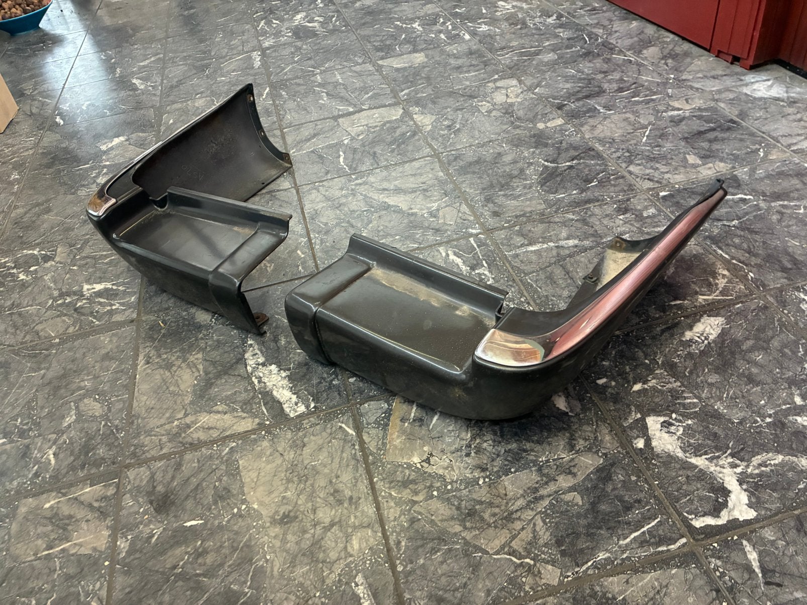 Toyota Landcruiser 80. Set achterbumper hoeken., Gebruikt, Ophalen of Verzenden, Toyota, Achter