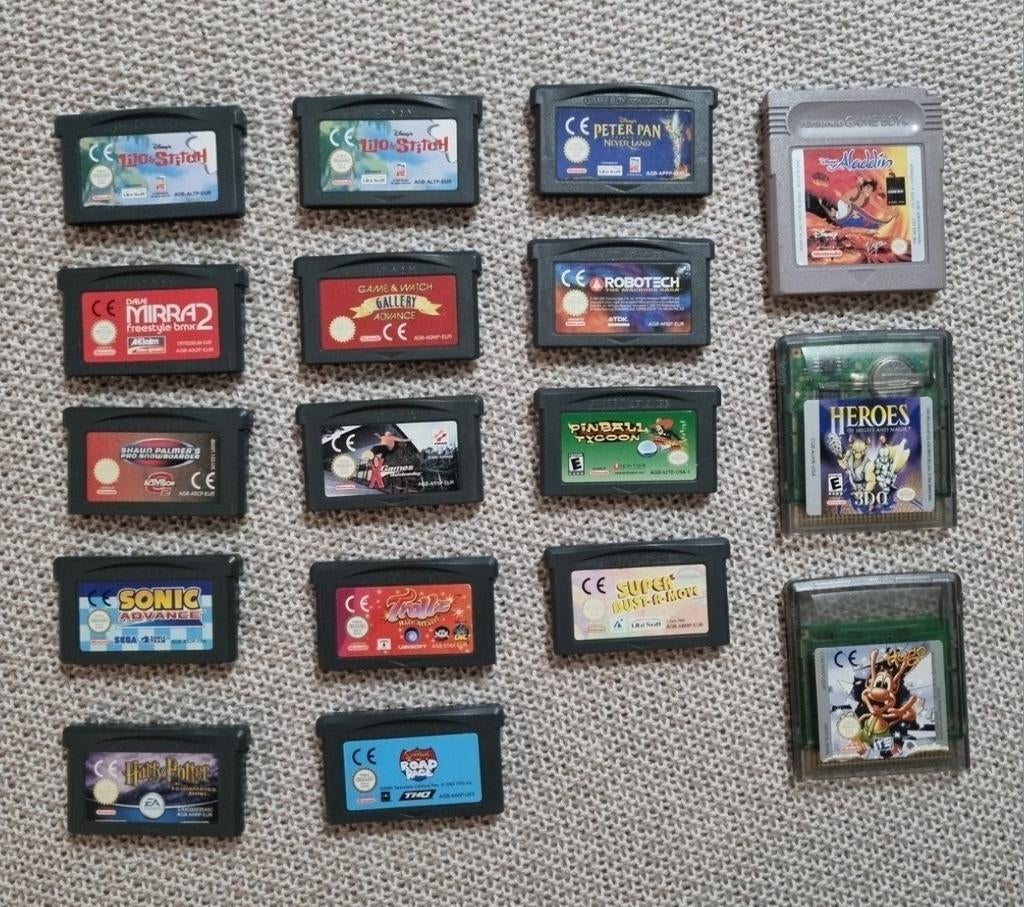 Gameboy Color/Advance games, Spelcomputers en Games, Games | Nintendo Game Boy, 1 speler, Ophalen of Verzenden, Zo goed als nieuw