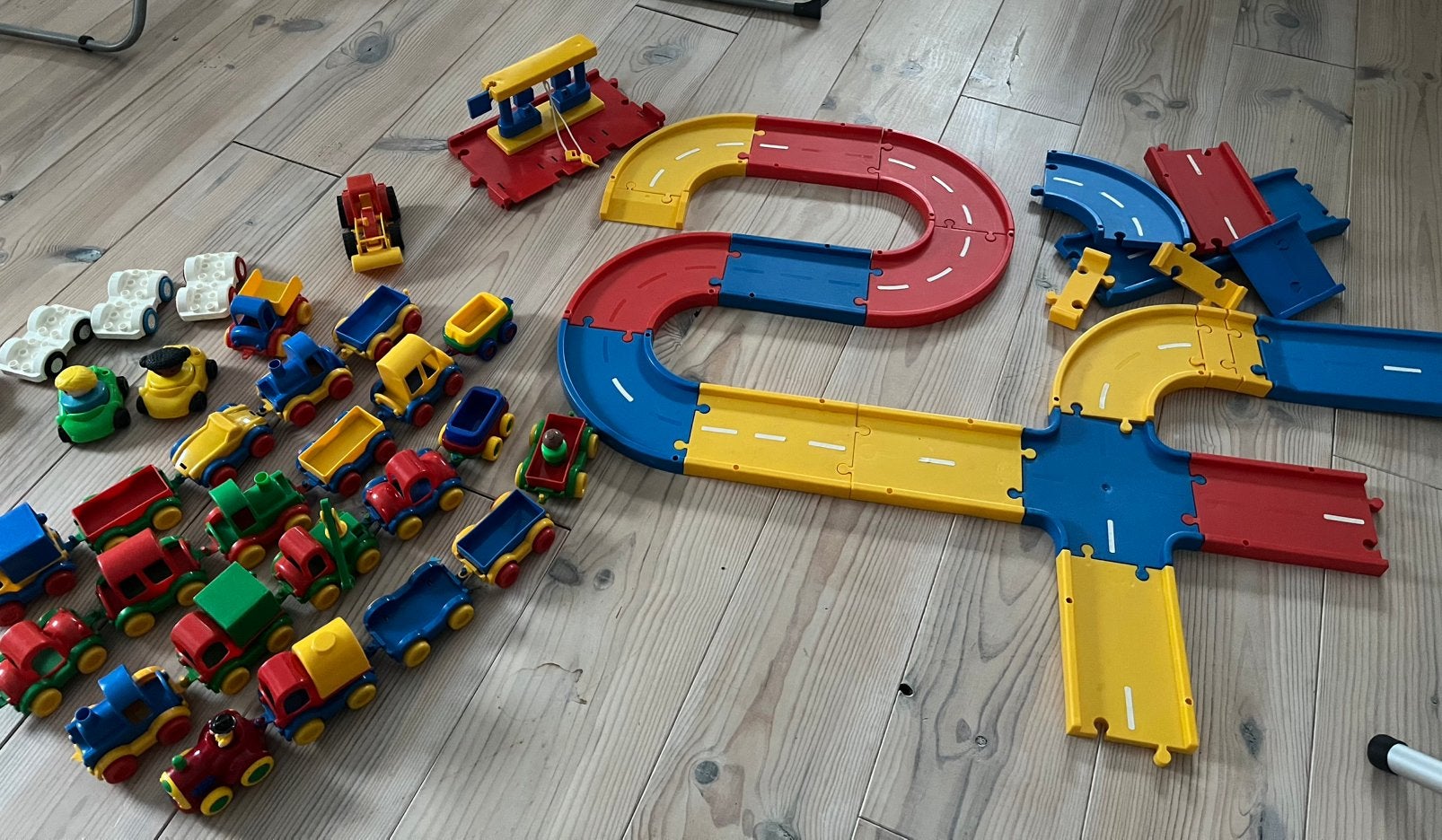 Wader treinbaan en veel treintjes, Kinderen en Baby's, Overige merken, Onderdelen, Zelf te bouwen, Ophalen of Verzenden