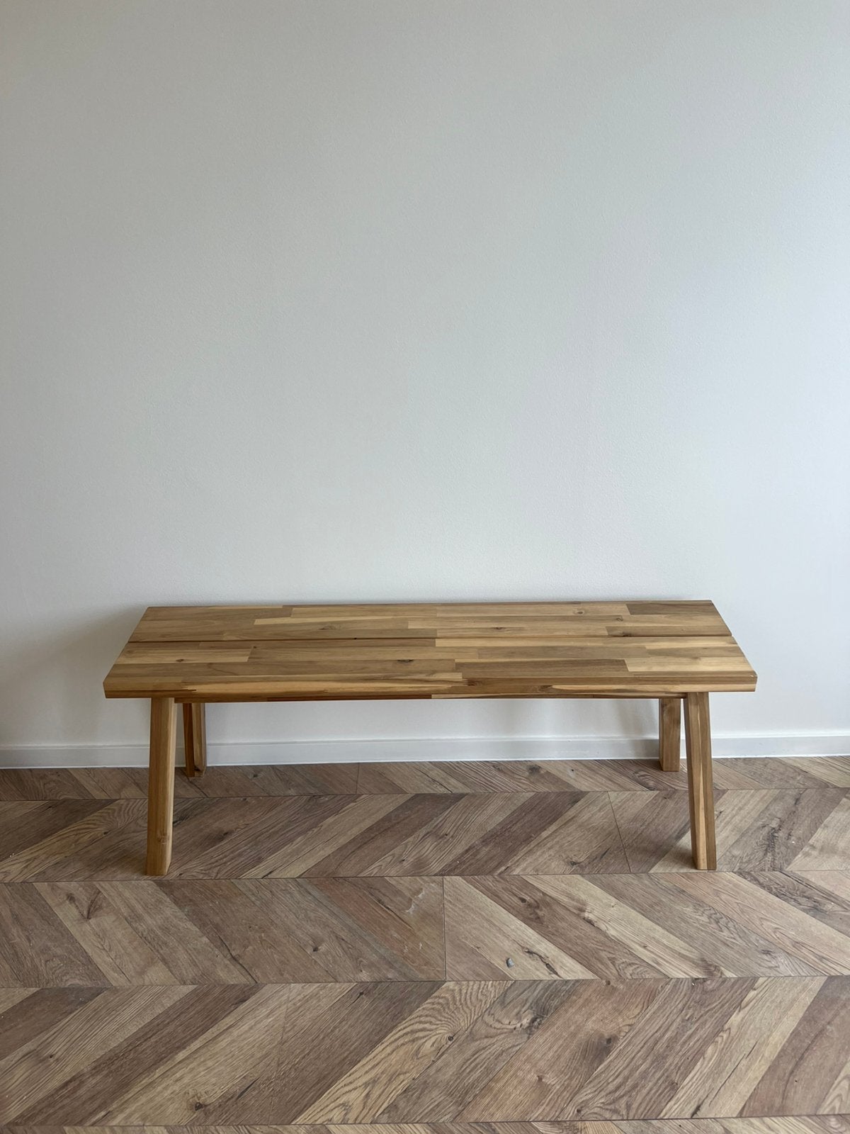 Houten bankje IKEA, Ophalen, Zo goed als nieuw, Hout