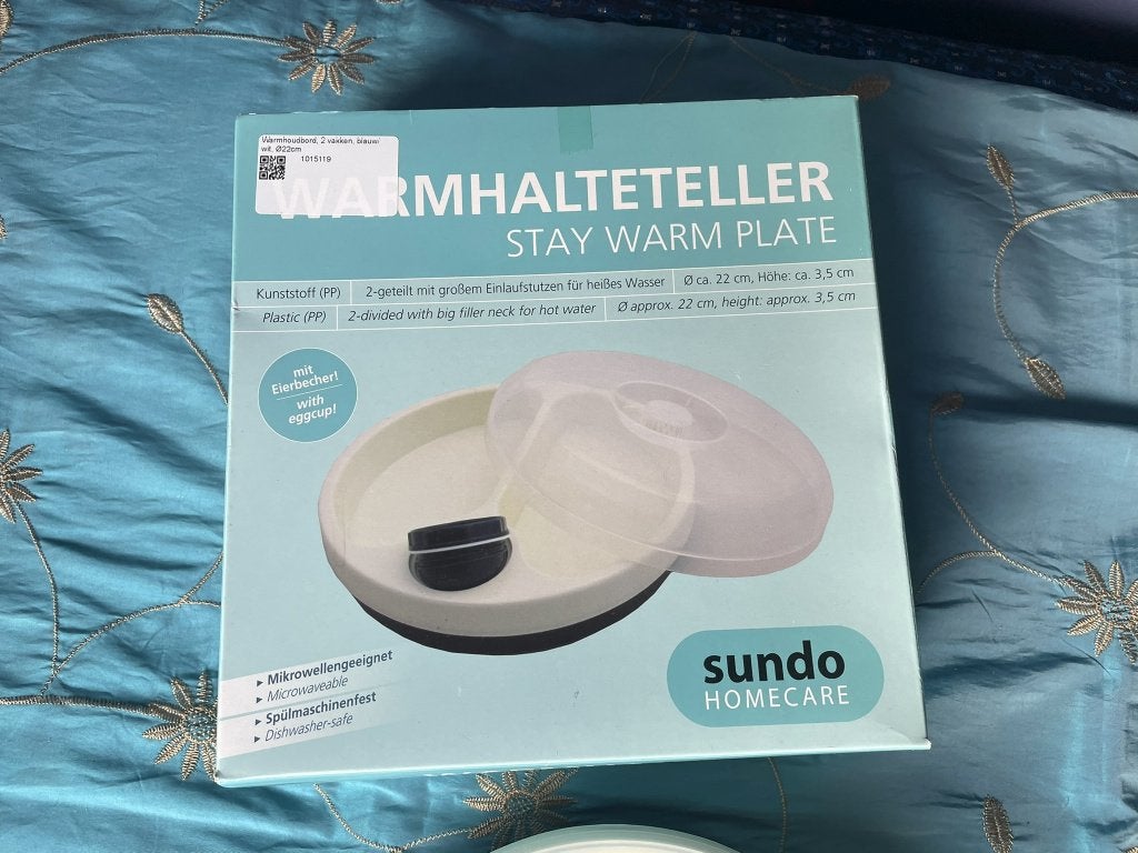 warmhoudbord, Ophalen of Verzenden, Zo goed als nieuw, Gezondheid en Conditie