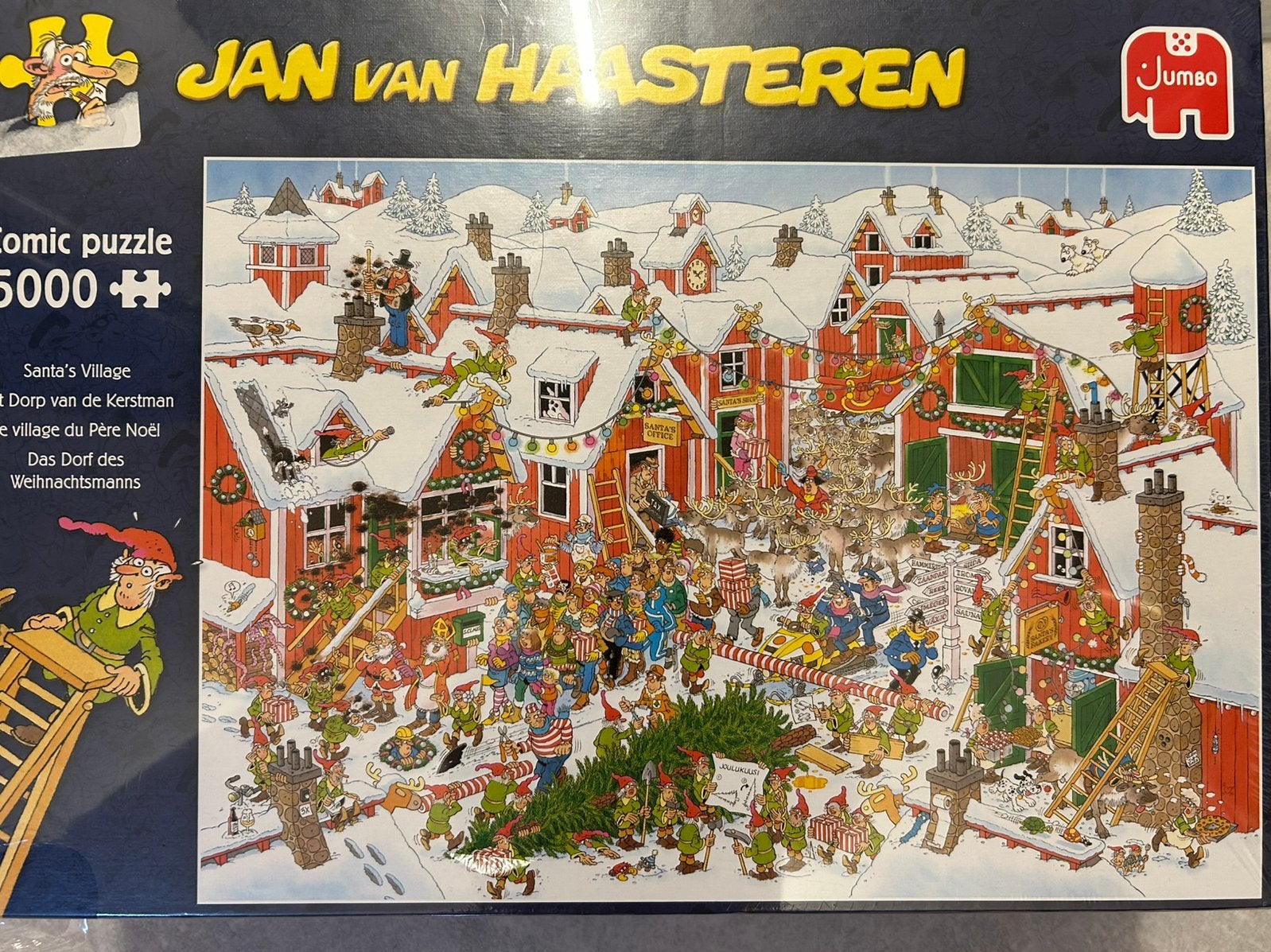 Jan van Haasteren 2x 5000 stukjes, Ophalen, 500 t/m 1500 stukjes, Zo goed als nieuw