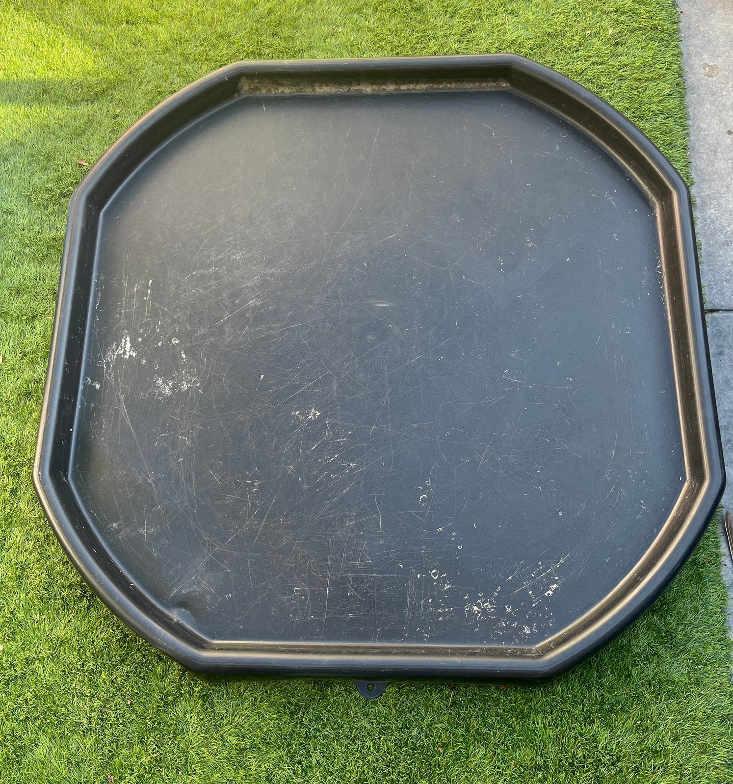 Tuff tray, Ophalen, Gebruikt
