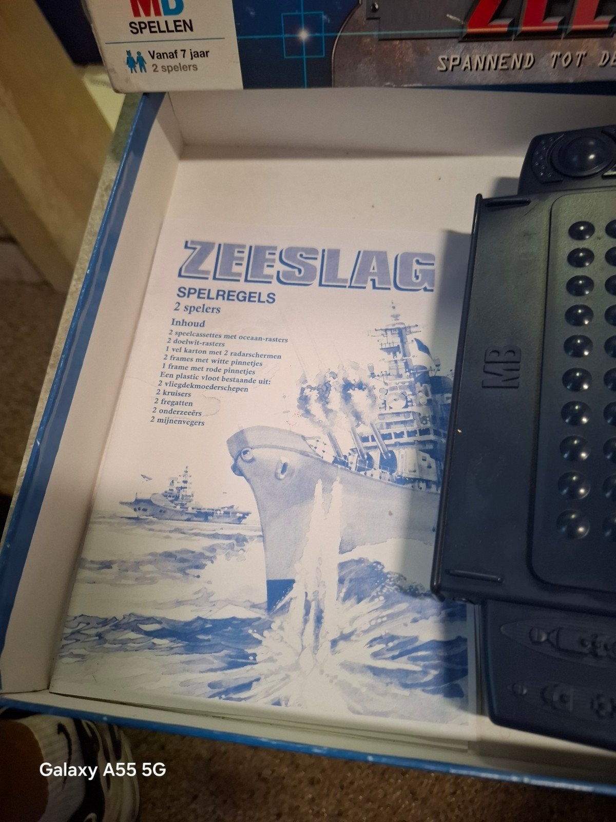 Zeeslag bordspel van MB Spellen, Hobby en Vrije tijd, Gezelschapsspellen | Bordspellen, Ophalen of Verzenden, Mb, Nvt, Nvt
