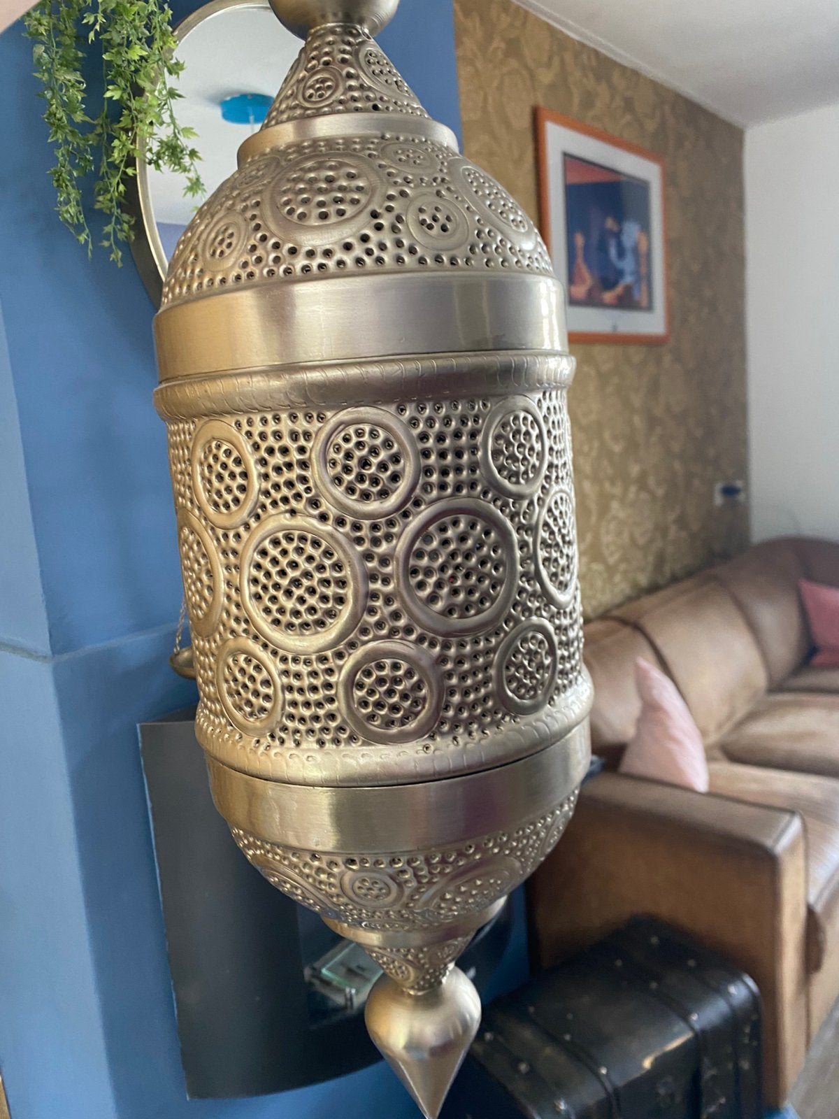 Vintage marokkaanse lamp, Ophalen of Verzenden