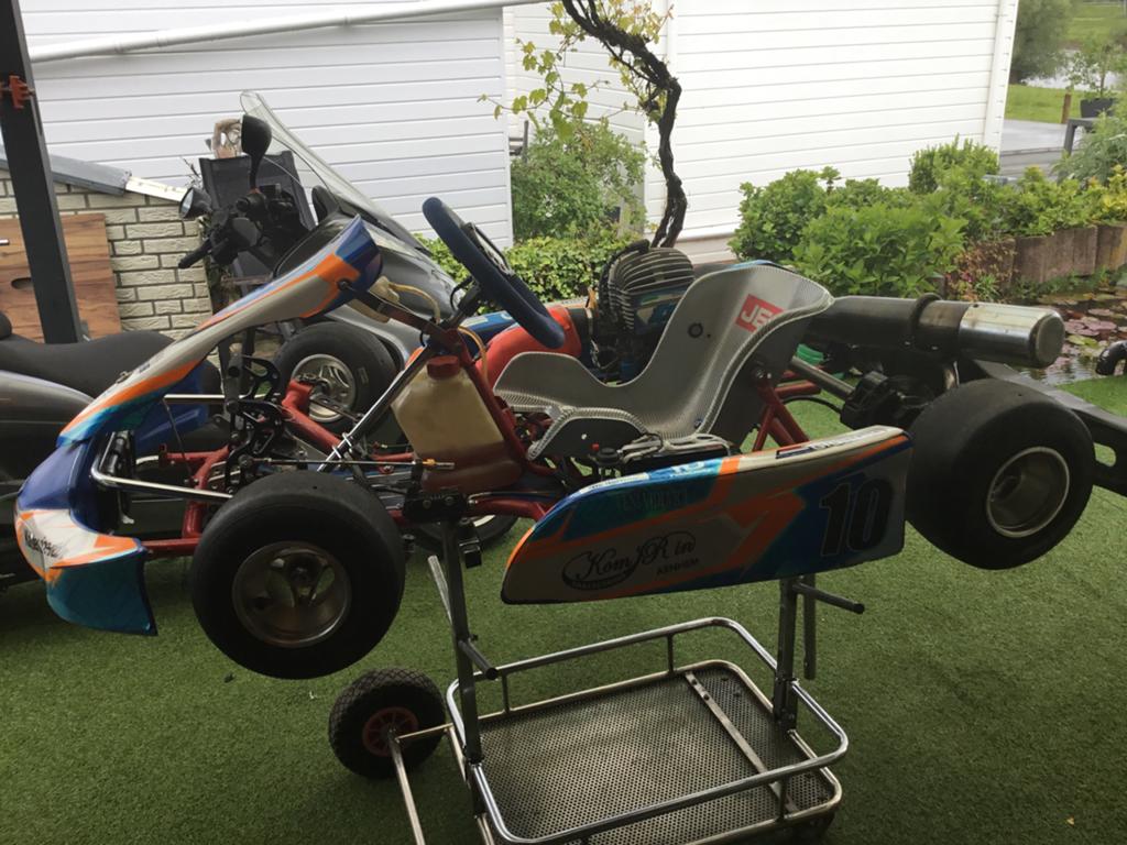 Kartsport complete: kart met TM 60cc motor , te koop, Sport en Fitness, Karting, Ophalen of Verzenden, Gebruikt, Kart