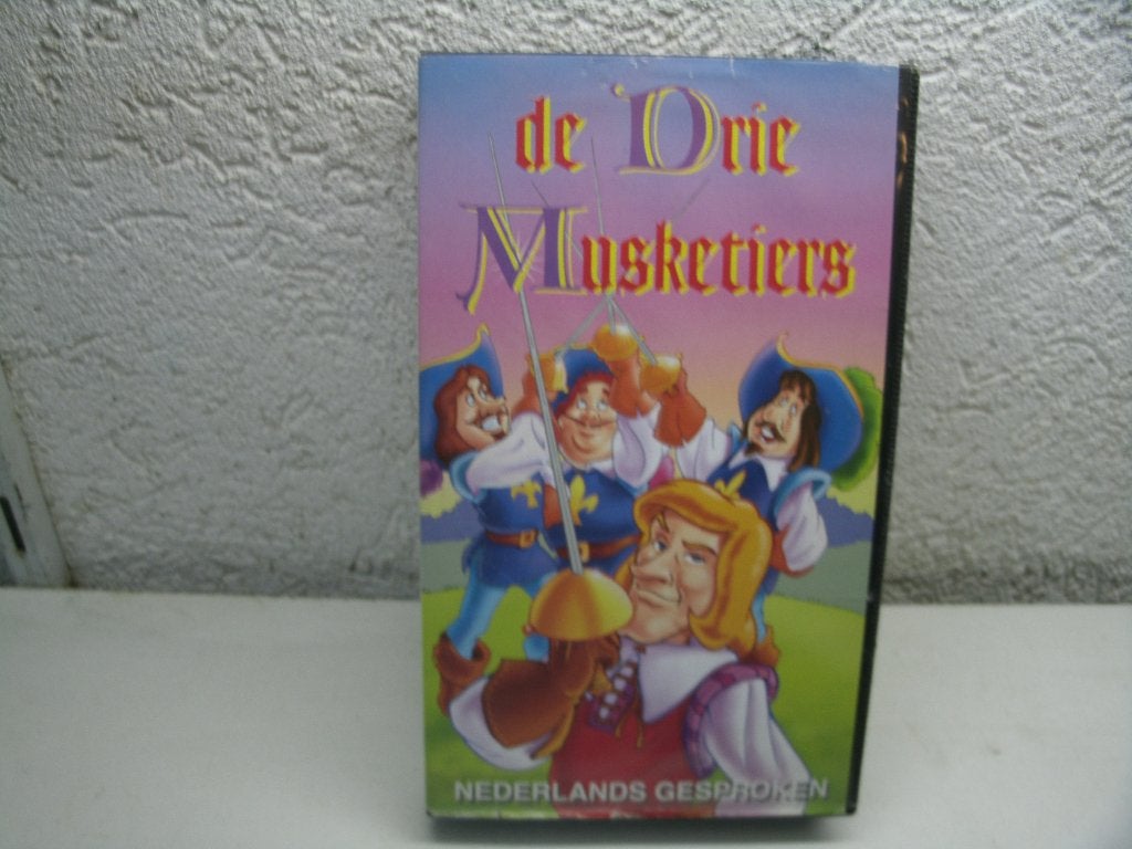 vhs 21a de drie musketiers, Alle leeftijden, Ophalen of Verzenden, Zo goed als nieuw