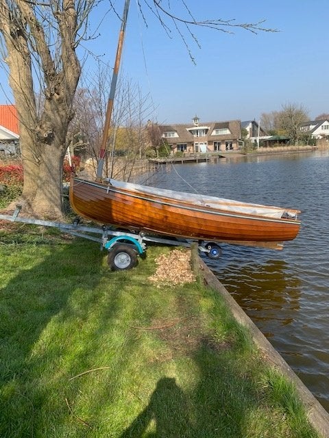 12 Voetsjol, Watersport en Boten, Open zeilboten, Ophalen, Gebruikt, Overige merken, Hout