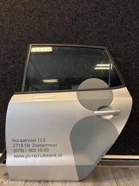 VW Polo 6R 6C ('09-'17) Portier Deur Linksachter | LA7W, Gebruikt, Ophalen of Verzenden, Achter, Volkswagen