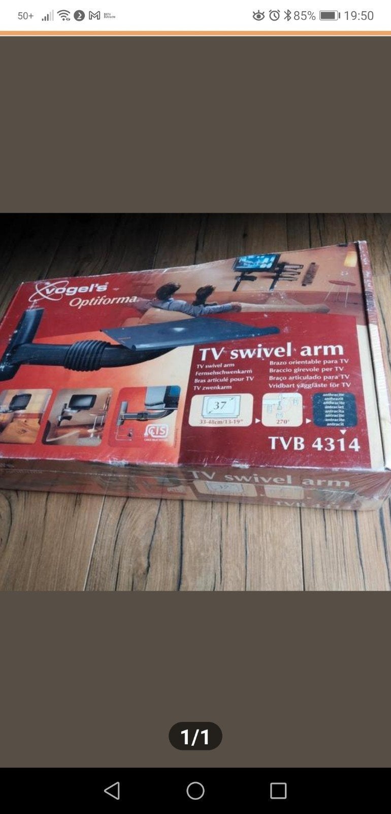 Televisiebeugel merk vogels, Ophalen, Nieuw