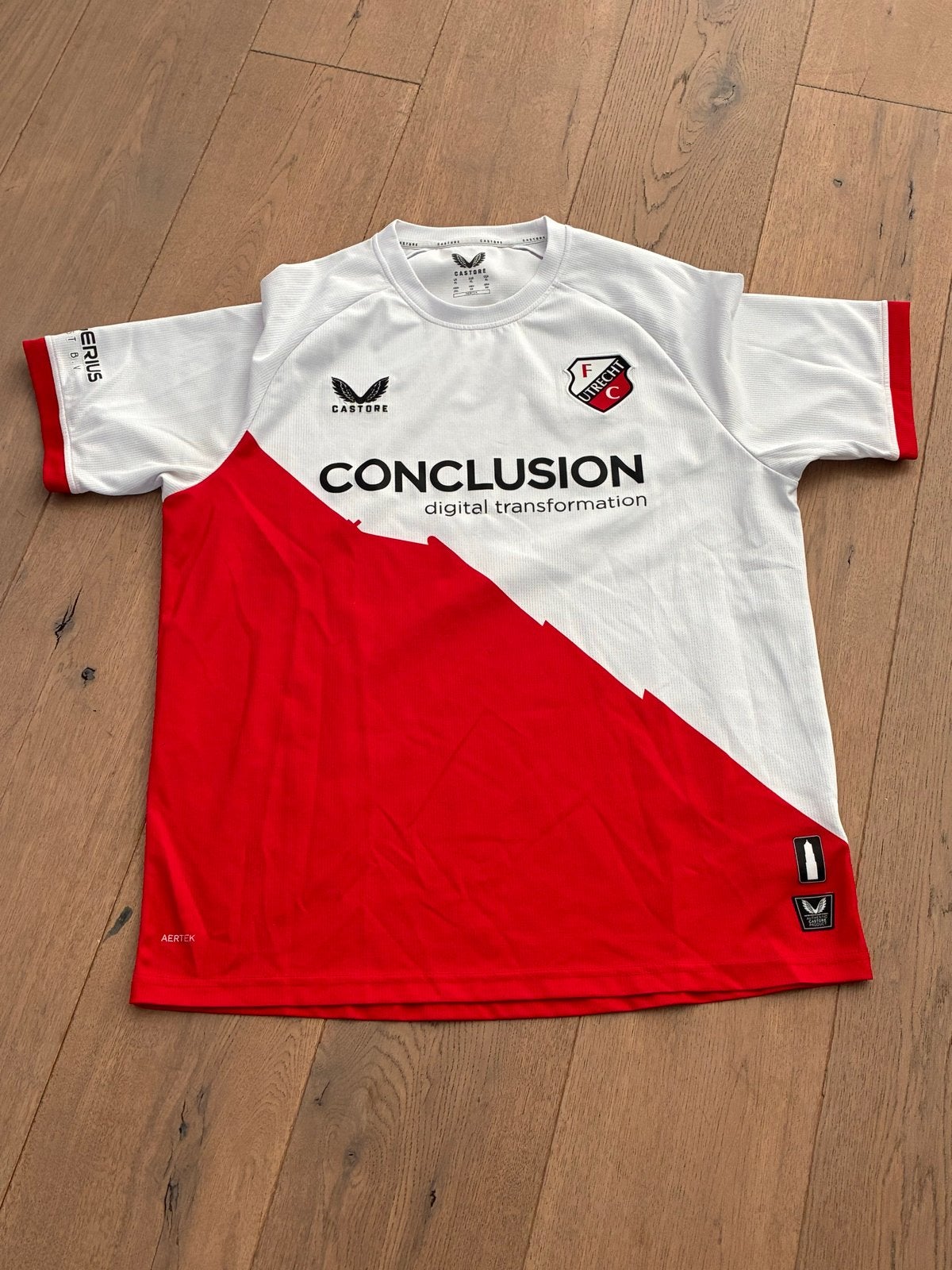 FC Utrecht Thuisshirt Castore Maat XL, Maat XL, Ophalen of Verzenden, Zo goed als nieuw, Shirt