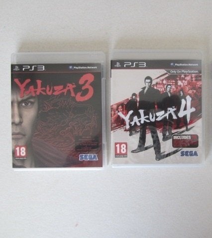 PS3 * Yakuza 3 of 4 * Playstation 3, Avontuur en Actie, Vanaf 18 jaar, 1 speler, Nieuw