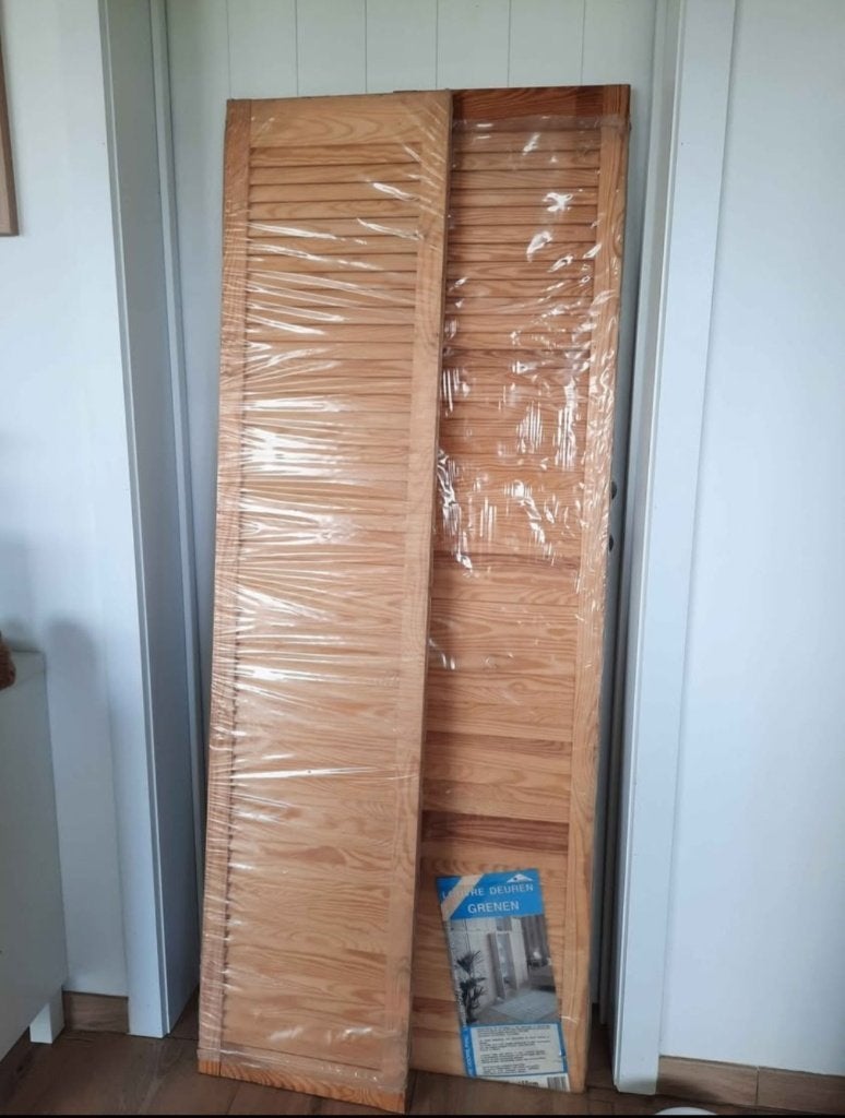 6 grenen Louvre deuren, Ophalen, Minder dan 80 cm, Overige typen, Minder dan 200 cm