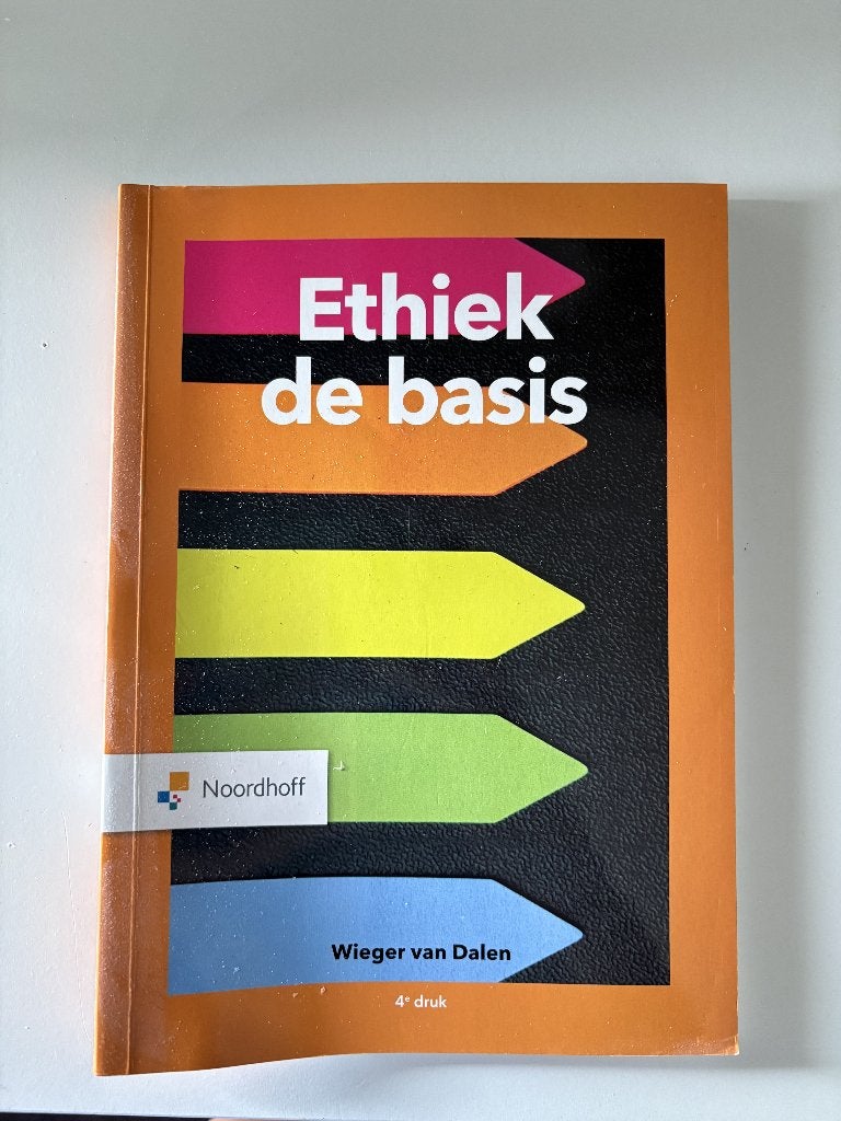 Ethiek de basis, Boeken, Studieboeken en Cursussen, Ophalen of Verzenden, Alpha, Zo goed als nieuw, HBO