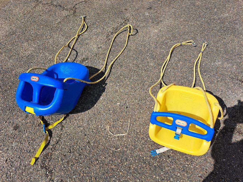 2x schommel Little Tikes, Kinderen en Baby's, Speelgoed | Buiten | Speeltoestellen, Ophalen, Zo goed als nieuw, Schommel