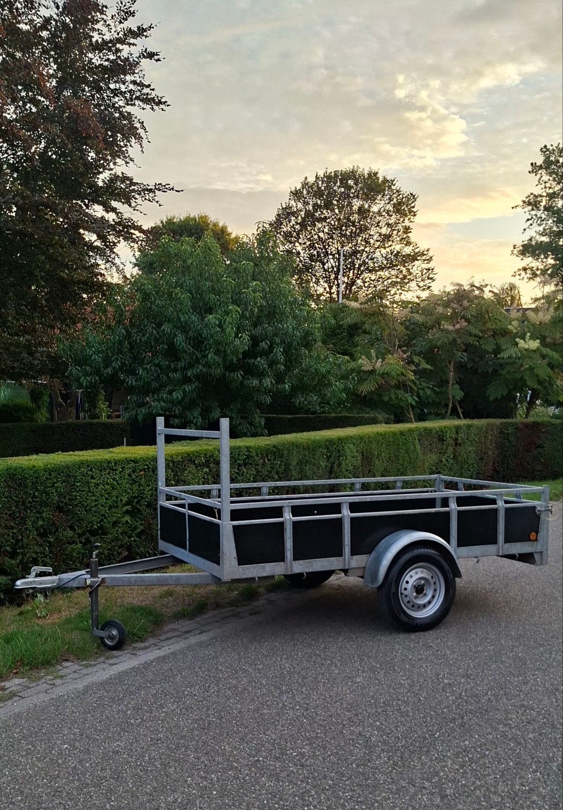 Enkelas Aanhanger Aanhangwagen, Auto diversen, Aanhangers en Bagagewagens, Ophalen, Zo goed als nieuw