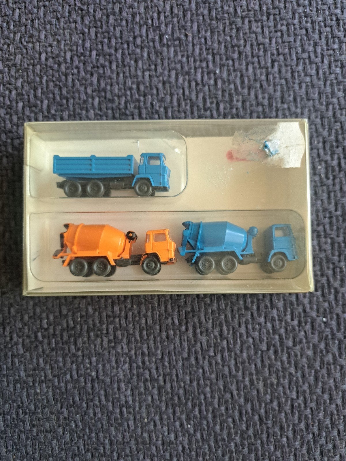 3 x wiking modellen betonmixer en kipper schaal 1:160, Gebruikt, Wiking, West germany, Ophalen of Verzenden