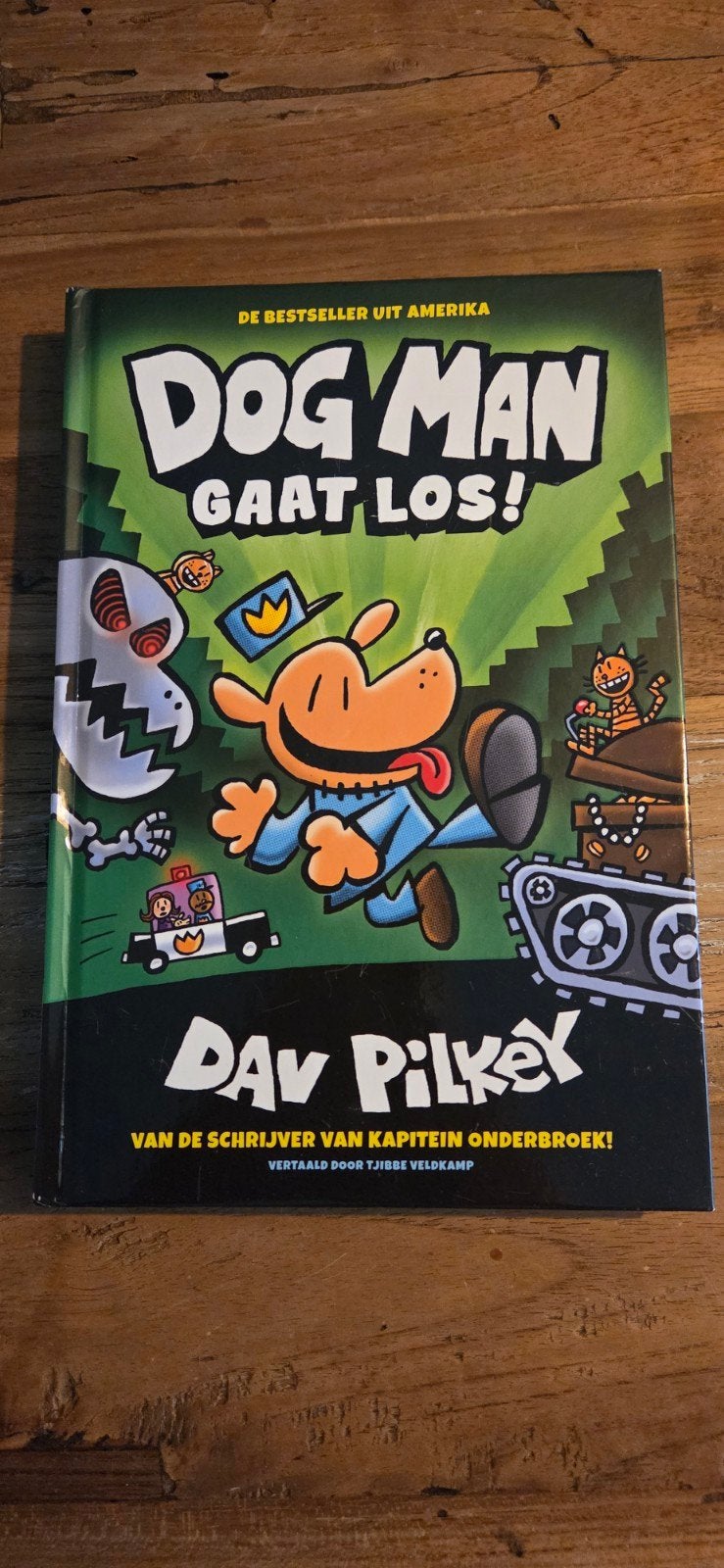 Dog Man Gaat Los! - Dav Pilkey (Kapitein Onderbroek), Boeken, Ophalen of Verzenden, Zo goed als nieuw, Dav Pilkey, Fictie