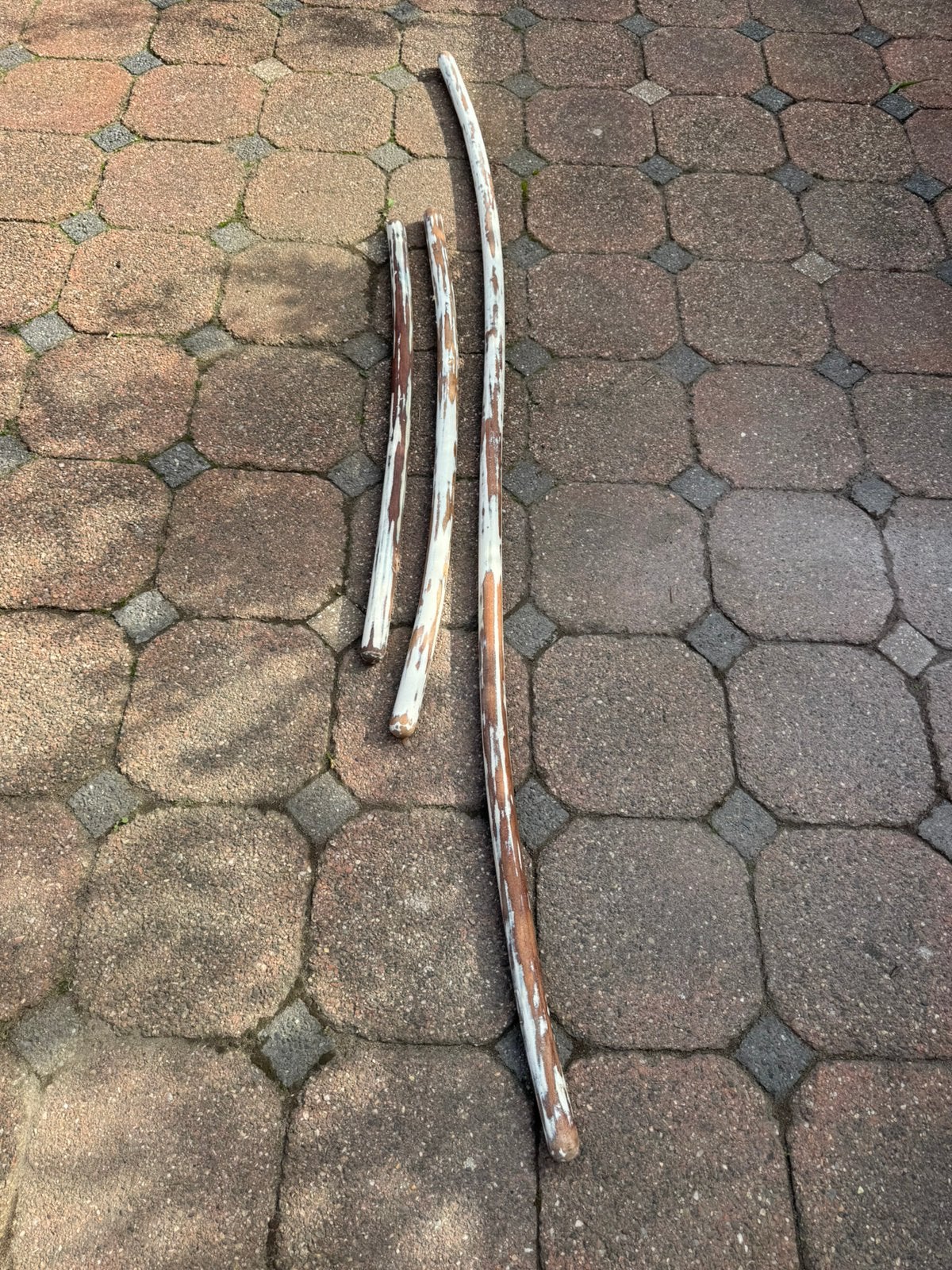Trapleuning, Huis en Inrichting, Ophalen, Gebruikt, Bruin, Hout