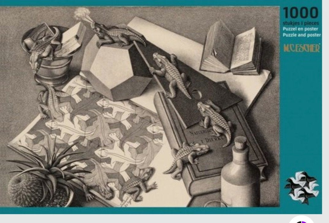Escher puzzel, Ophalen, 500 t/m 1500 stukjes