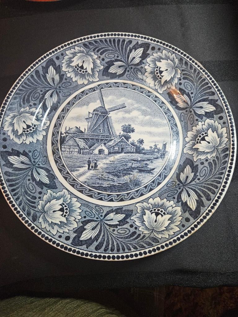 Oud bord van petrus regout, Ophalen of Verzenden
