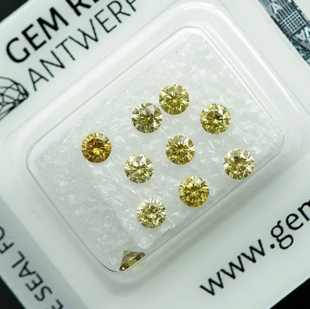 10 psc Diamond (natural), - 1.12ct Brilliant cut., Ophalen of Verzenden, Nieuw
