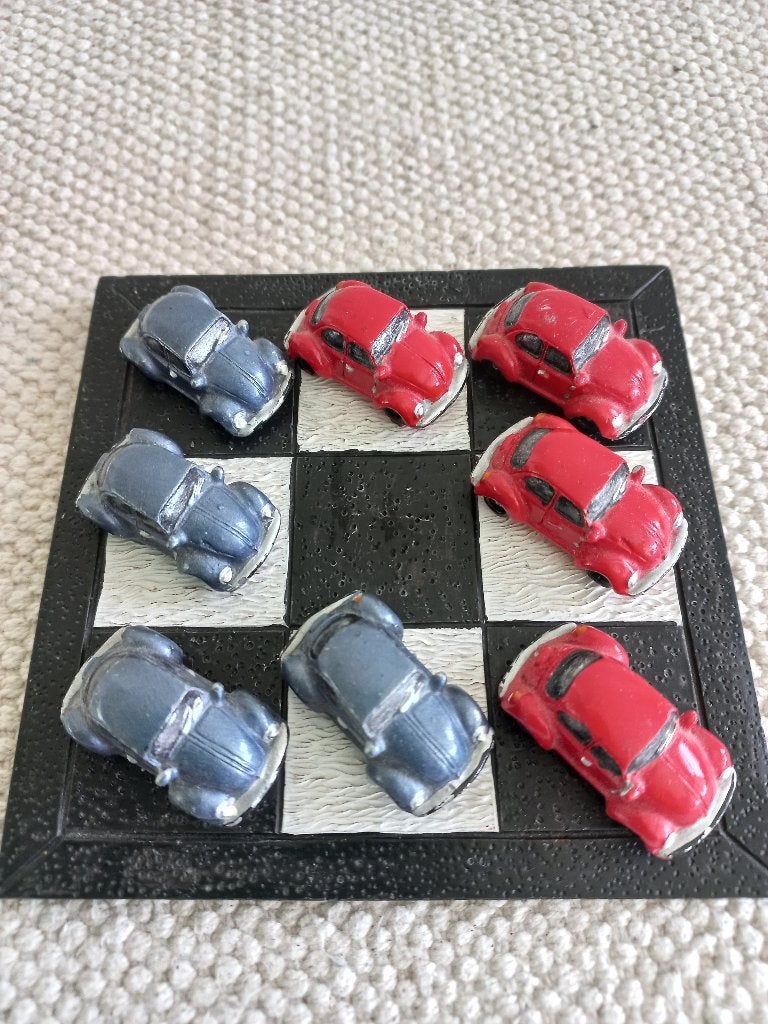 Bord spelletje Tic Tac Toe met kevers, Hobby en Vrije tijd, Gezelschapsspellen | Bordspellen, Een of twee spelers, Ophalen of Verzenden