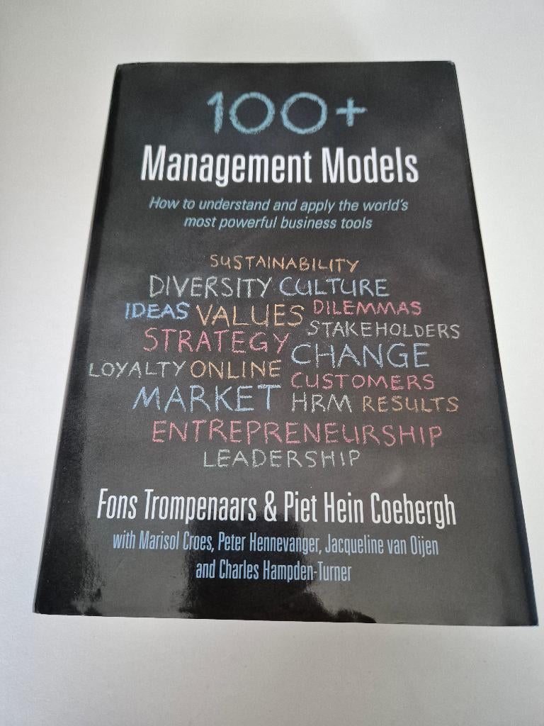 100+ Management Models - Fons Trompenaars, Ophalen of Verzenden, Zo goed als nieuw, Management