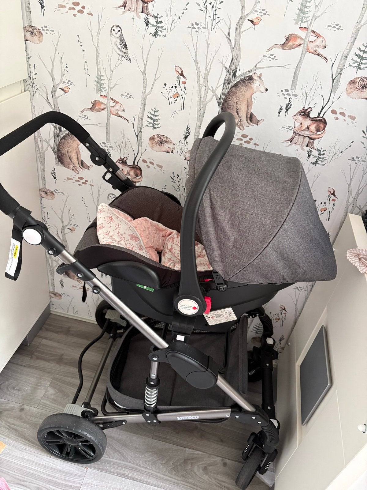 Combiwagen met Maxi-Cosi, regenhoes en zomer/ newborn inleg, Gebruikt, Combiwagen, Met autostoeltje, Ophalen