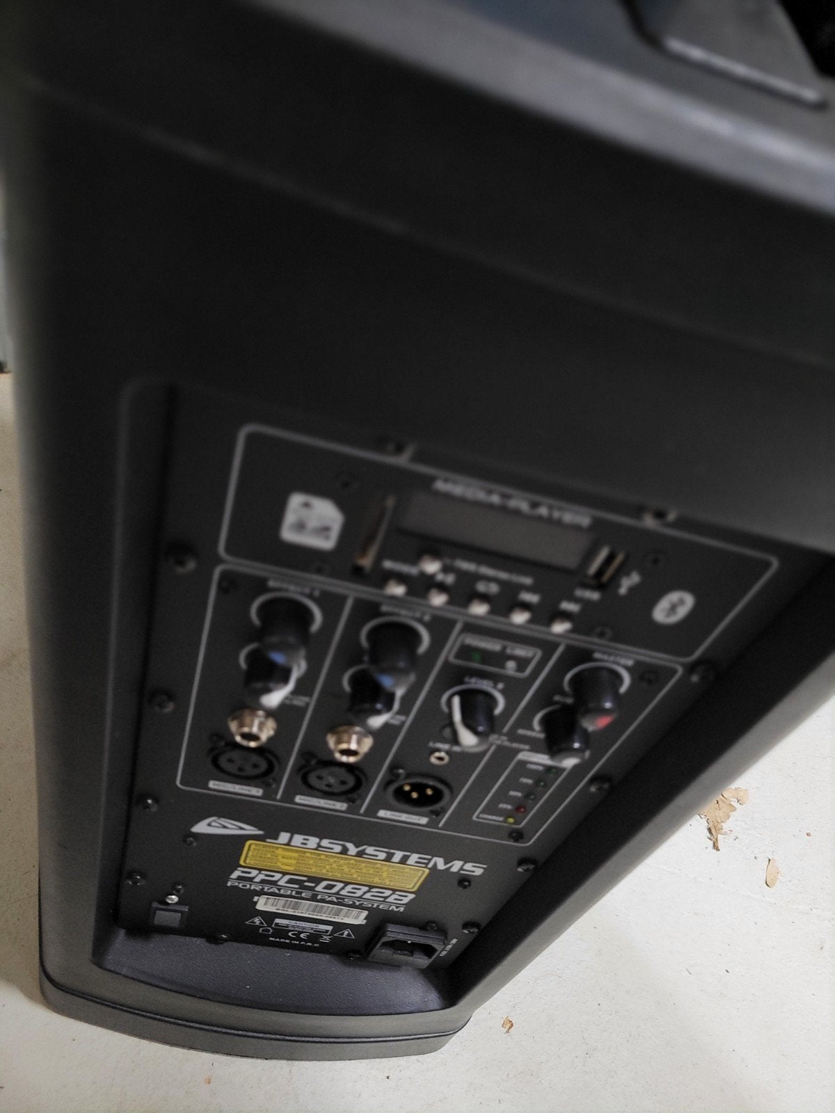 JB Systems PPC-082P Accu Portable Speaker, Gebruikt, Draagbare speaker, Bluetooth, Ophalen