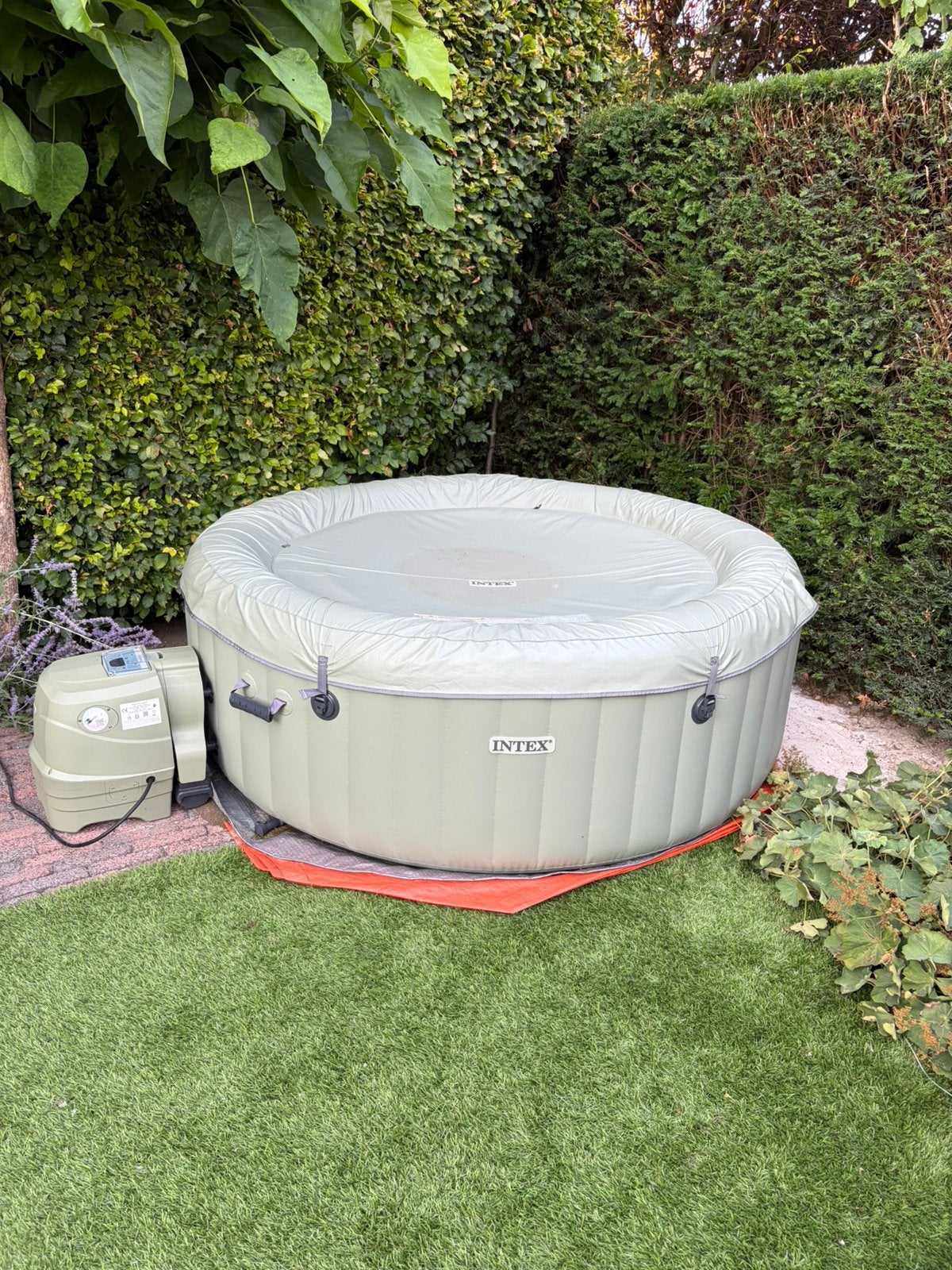 Intex purespa hottub bubbelbad, Tuin en Terras, Bubbelbaden en Hottubs, Ophalen, Zo goed als nieuw, Filter
