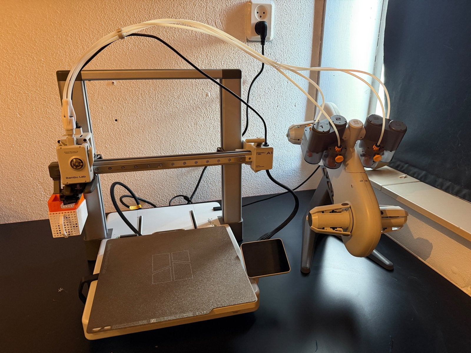 Bambu Lab A1 Combo met AMS Lite – Slechts 450 printuren, Computers en Software, Ingebouwde Wi-Fi, Ophalen of Verzenden, Zo goed als nieuw