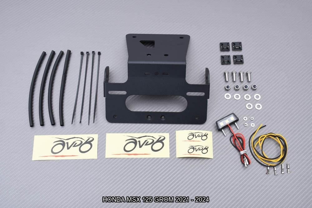 Korte Kentekenplaathouder HONDA MSX 125 GROM 2021 - 2024, Verzenden
