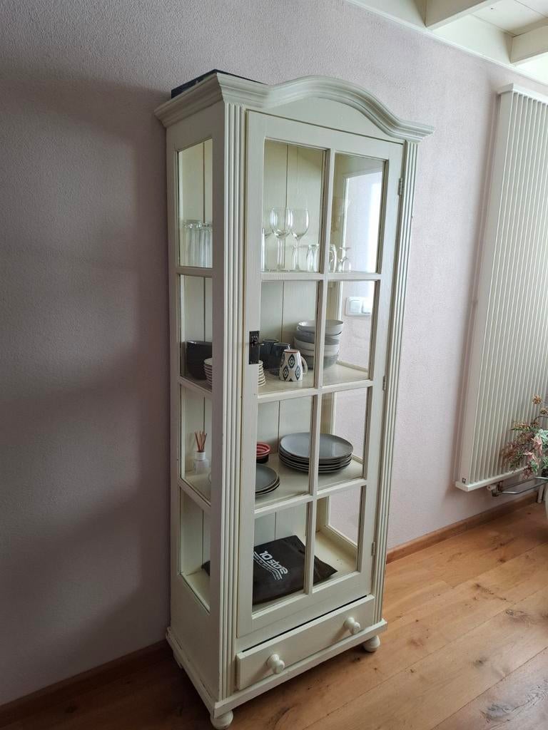 Vitrine kast, Ophalen, Gebruikt, 50 tot 100 cm, 150 tot 200 cm