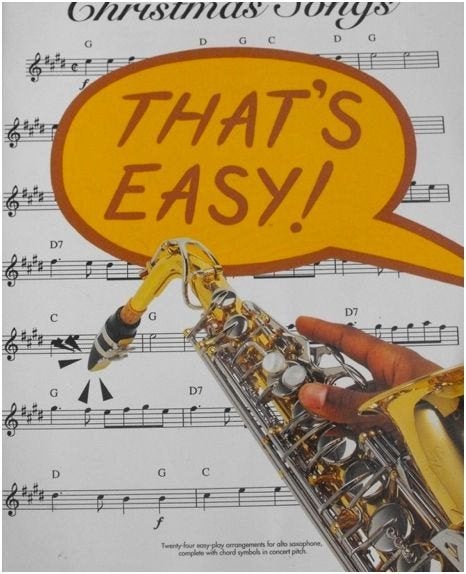 Altsaxofoon-That's Easy-Christmas Songs For Alto Sax-leuk, Muziek en Instrumenten, Ophalen of Verzenden, Gebruikt, Thema, Saxofoon
