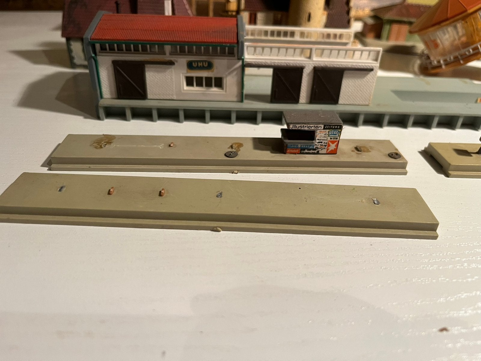 H0 Modelspoor Huisjes & Perrons (Faller / Kibri / Vollmer), Overige merken, Gebruikt, Gelijkstroom of Wisselstroom, Brug, Tunnel of Gebouw