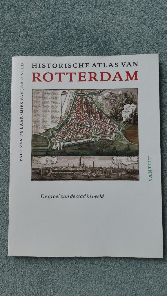 Boek Historische atlas van Rotterdam, Boeken, Atlassen en Landkaarten, Overige atlassen, Verzenden, Zo goed als nieuw, 1800 tot 2000