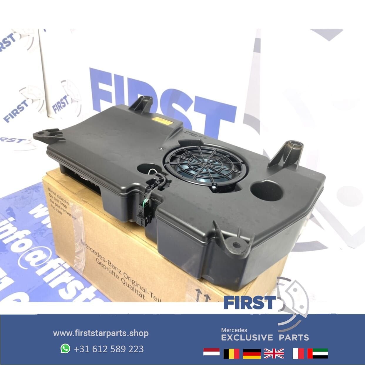W176 A W117 CLA W156 GLA HARMAN KARDON Subwoofer + versterke, Auto diversen, Autoradio's, Ophalen of Verzenden, -, -, -