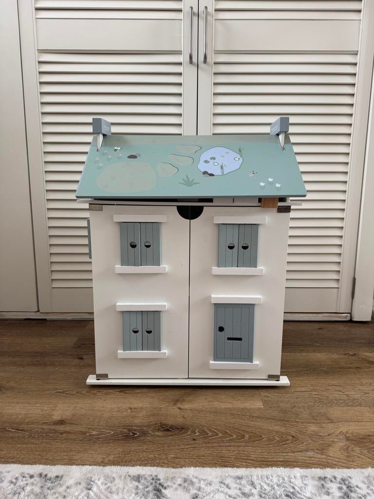 Little Dutch Houten Poppenhuis met Poppetjes, Kinderen en Baby's, Speelgoed | Poppenhuizen, Ophalen, Zo goed als nieuw, Poppenhuis