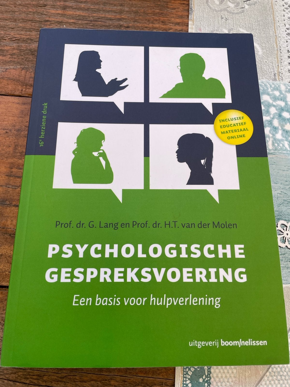 Psychologische Gespreksvoering - G. Lang & H.T. van der Mole, Ophalen of Verzenden, Zo goed als nieuw, Klinische psychologie