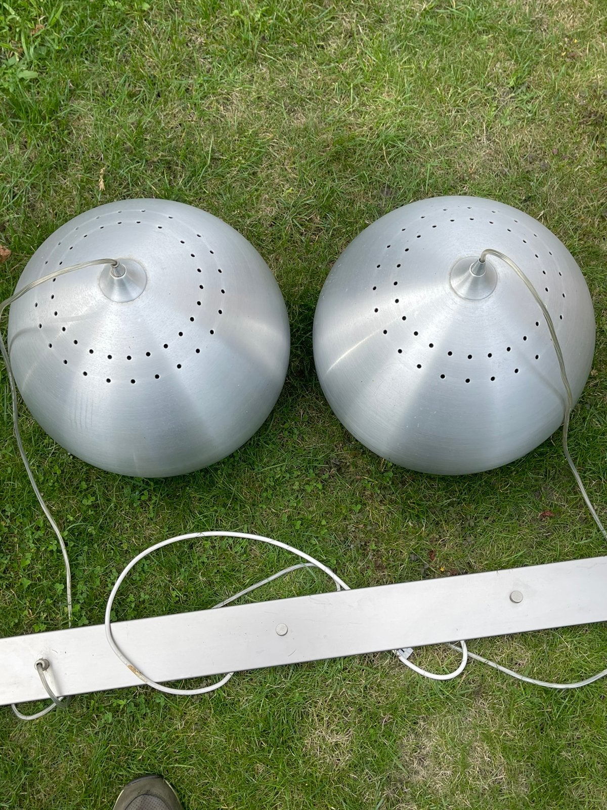 Hanglamp 2 bollen vraag prijs 20€, Ophalen of Verzenden, Zo goed als nieuw, E27 (groot)