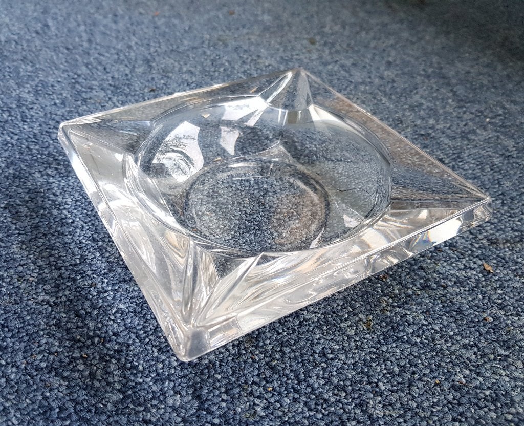 Asbak van Glas, Ophalen of Verzenden